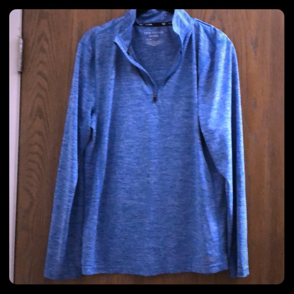 Quarter zip workout top